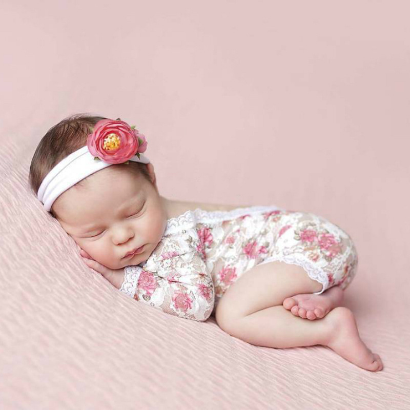 

NewBorn Baby Photography Lace Photographic Dress Flower Lace Dress