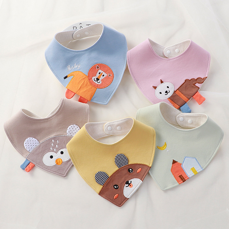 

Multi-Use Super Soft & Absorbent Baby Cotton Terry Drooler Bibs