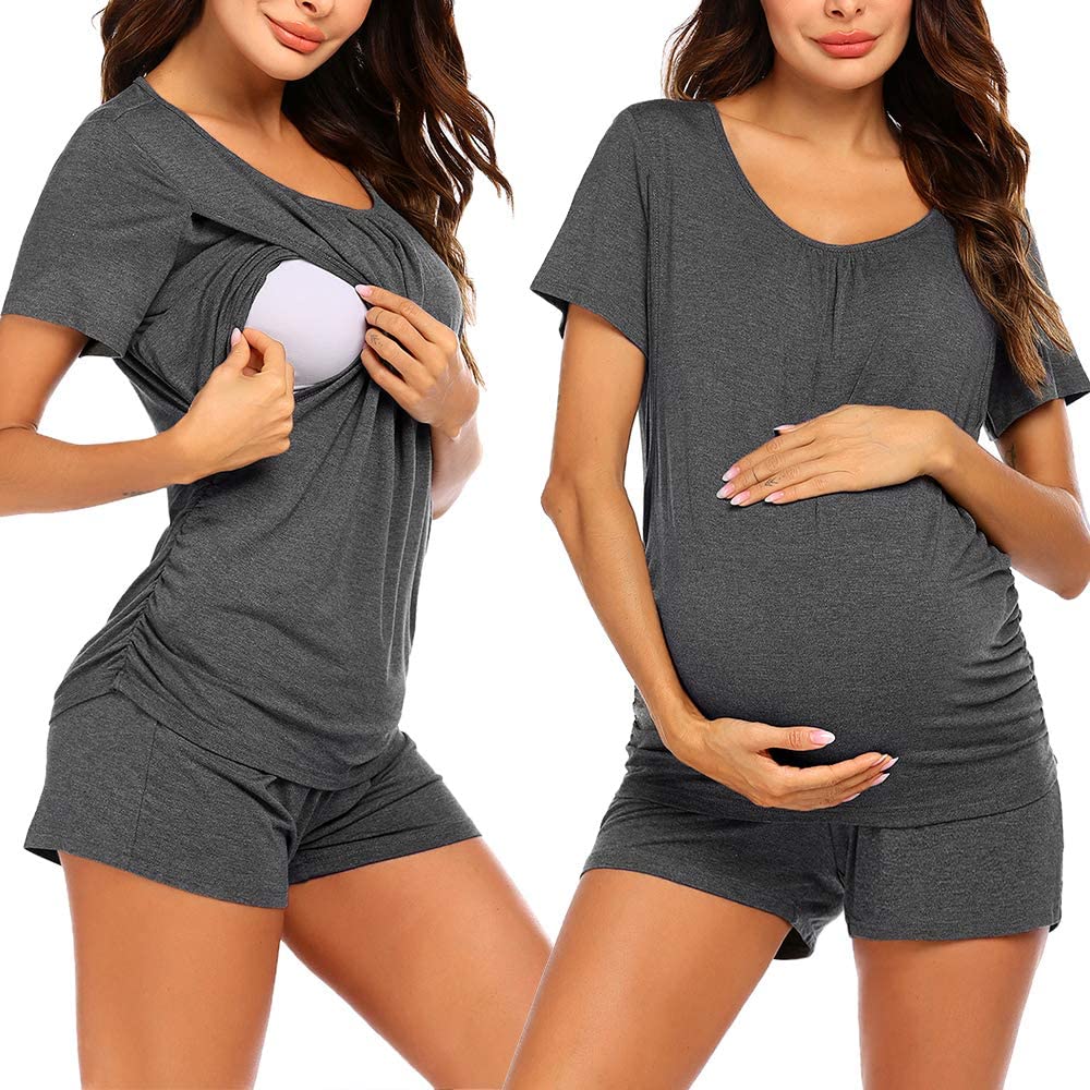 

Maternity casual Plain Maternity Pajamas