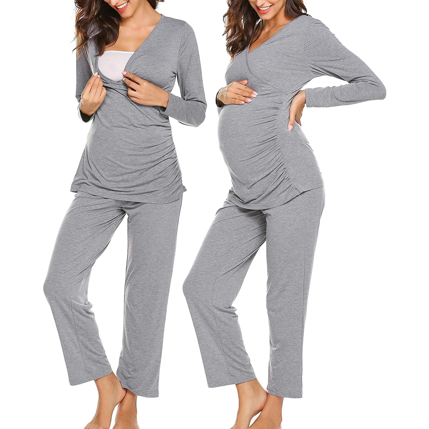

Maternity Plain Pants suit