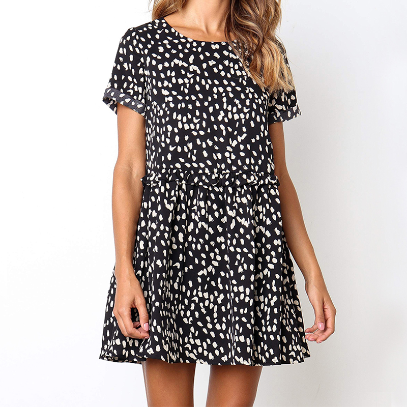 

Fashionable Leopard Summer Mini Dress