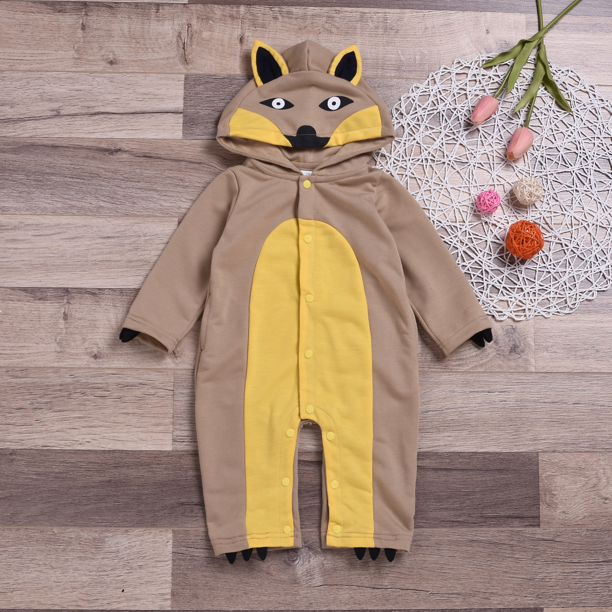 

Baby / Toddler 3D Ear Fox Jumpsuit