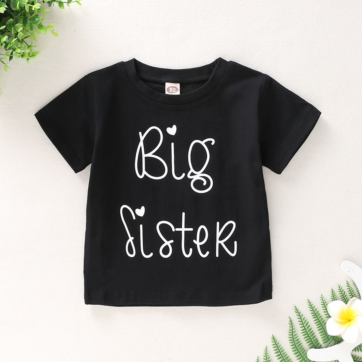 

Baby / Toddler BIG SISTER Print Tee