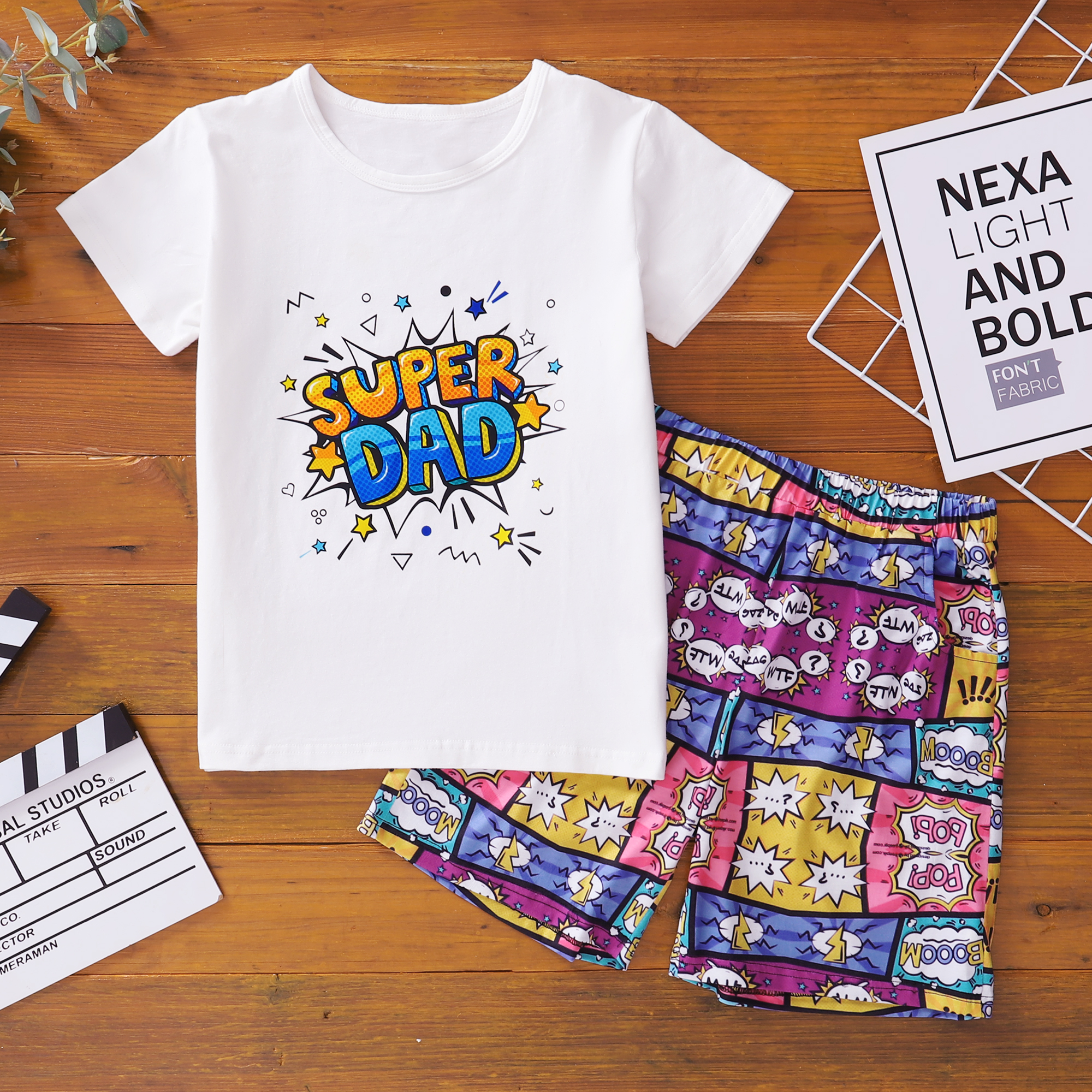 

Trendy Kid Boy Letter Print Casual Suits