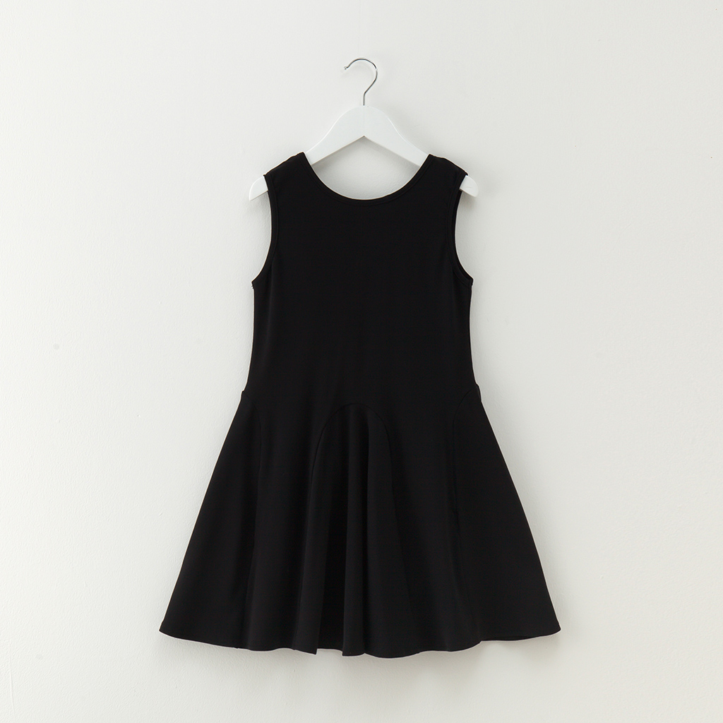 

Comfy Solid Sleeveless Dress