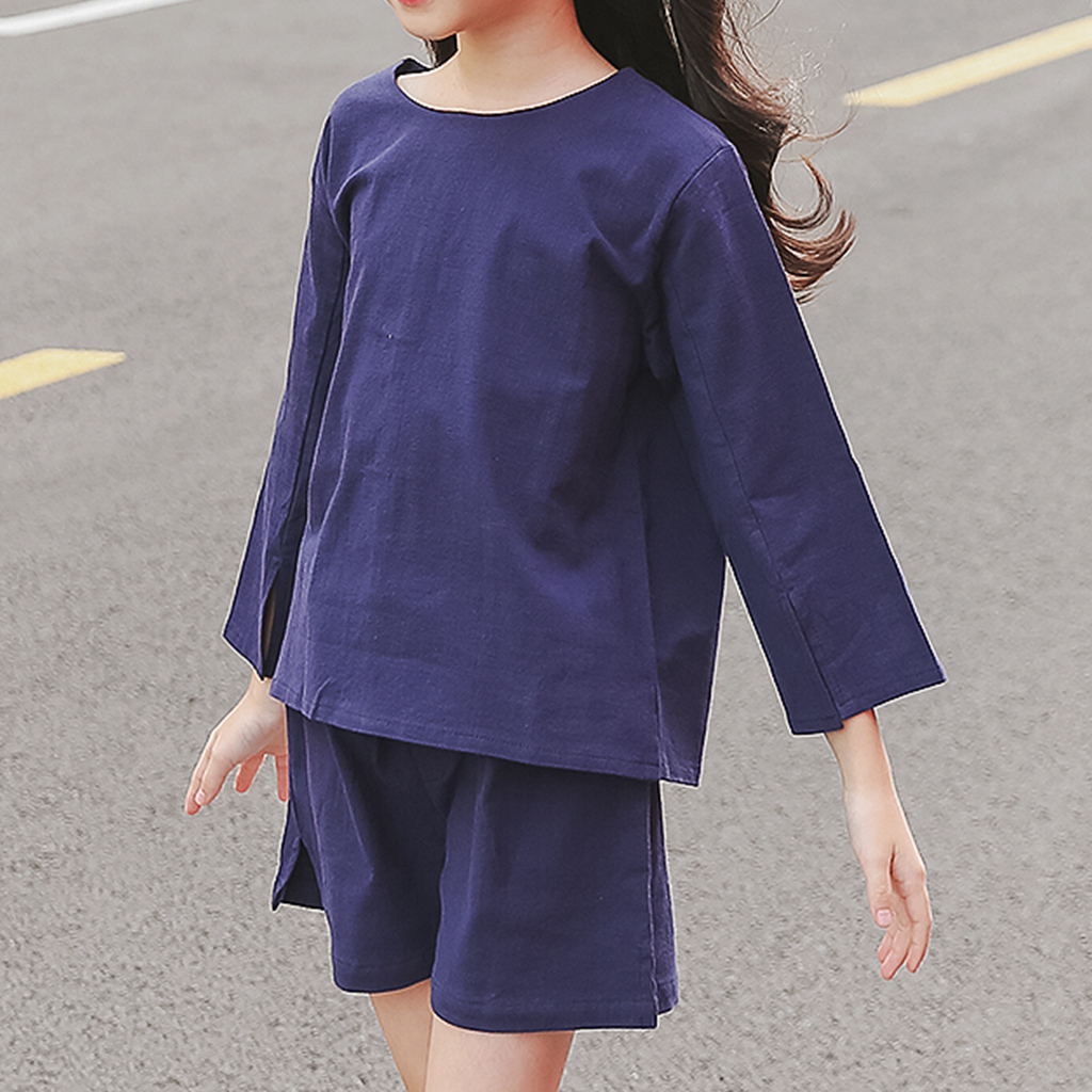 

Solid Tee and Shorts Set for Kid