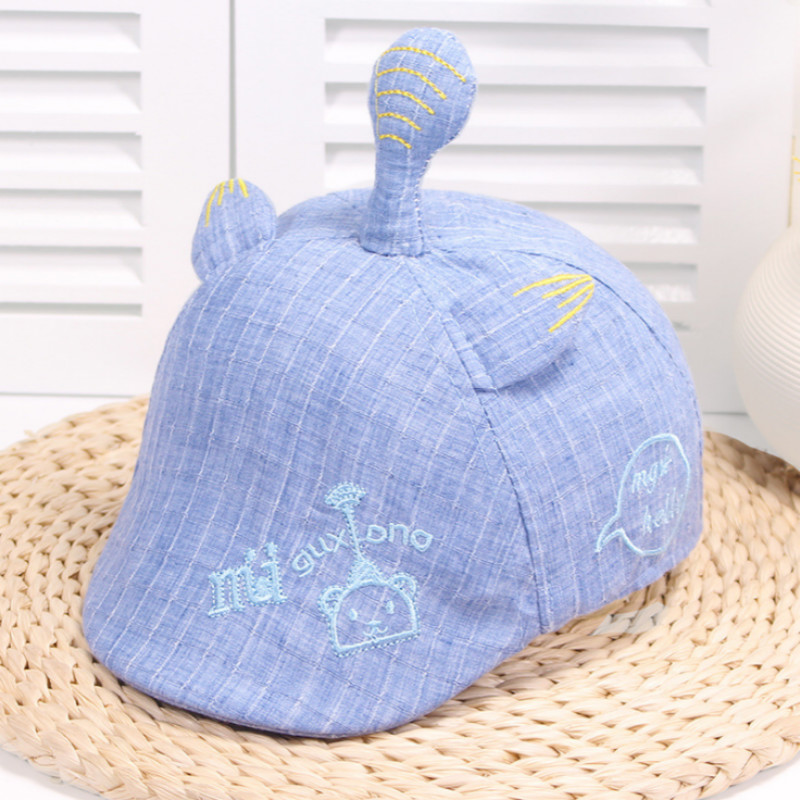 

Baby / Toddler Striped 3D Fish Fin and Tail Design Cartoon Bear Embroidered Decor Cap