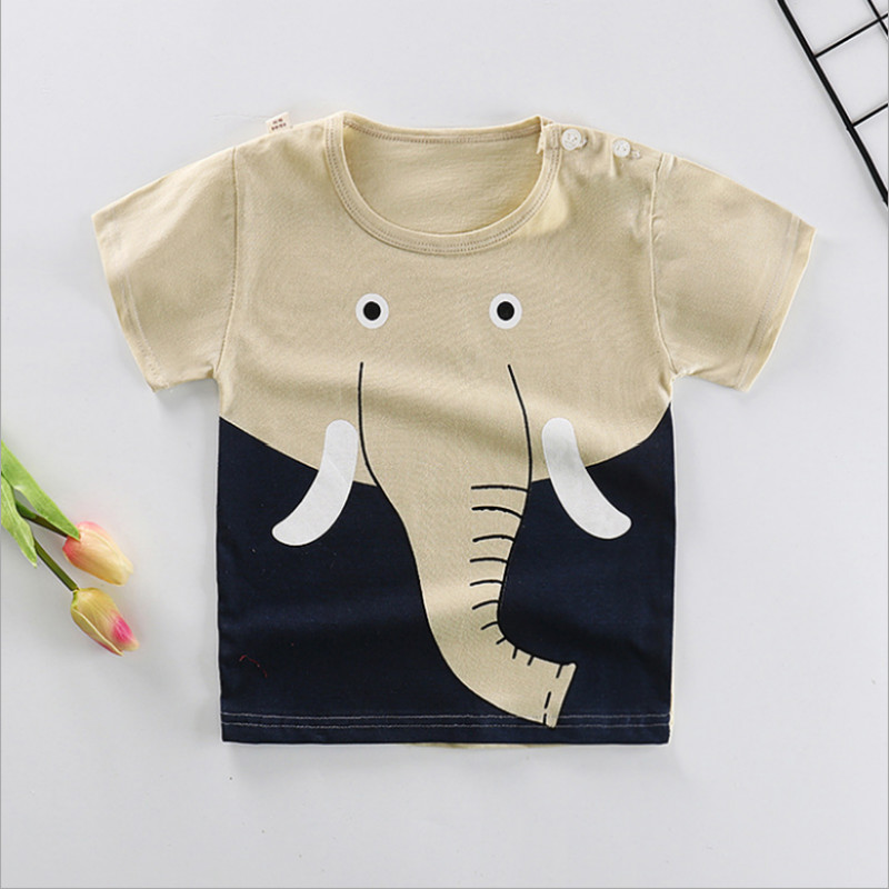 

Baby / Toddler Boy Elephant Print Tee