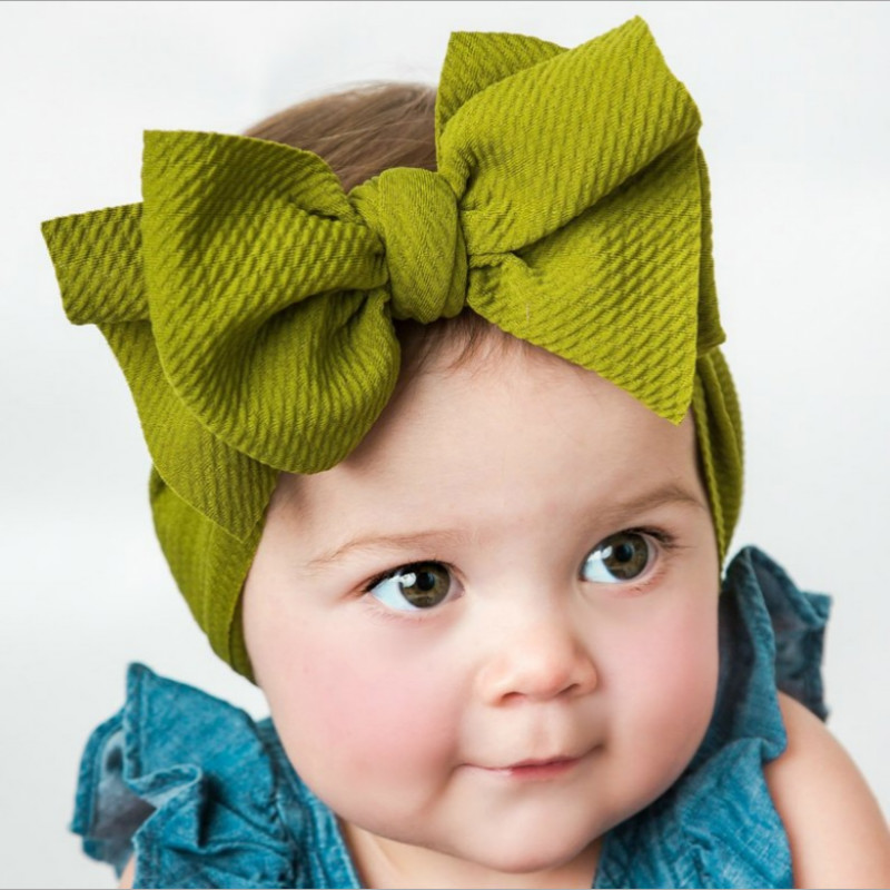 

Solid Bowknot Design Headband for Girls