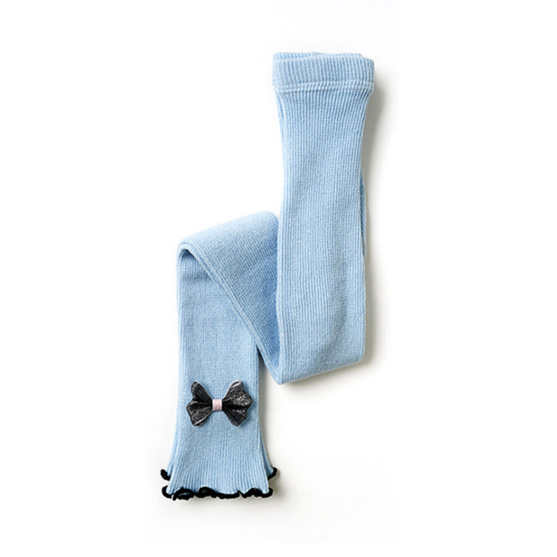 

Baby / Toddler Girl Bowknot Solid Leggings