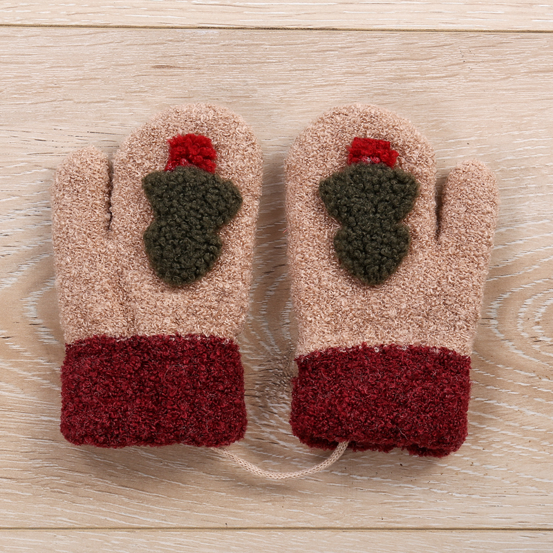 

Baby / Toddler Christmas Tree Fleece Gloves