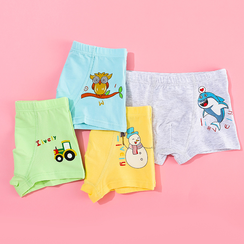 

4- Pack Baby / Toddler Boy Cartoon Underwear Set