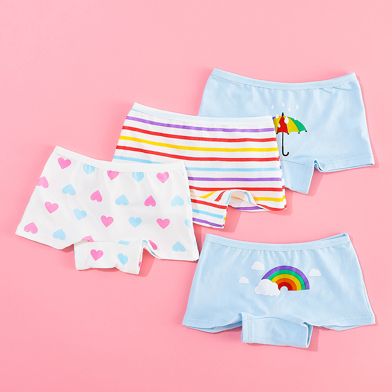 

4- Pack Baby / Toddler Girl Rainbow Underwear Set
