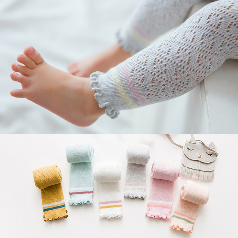 

1pc Baby Girl Cotton straight Leggings & Pants & Boot Pants