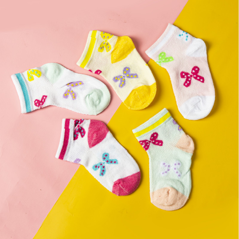 

5-pack Baby / Toddler / Kid Butterfly Print Socks