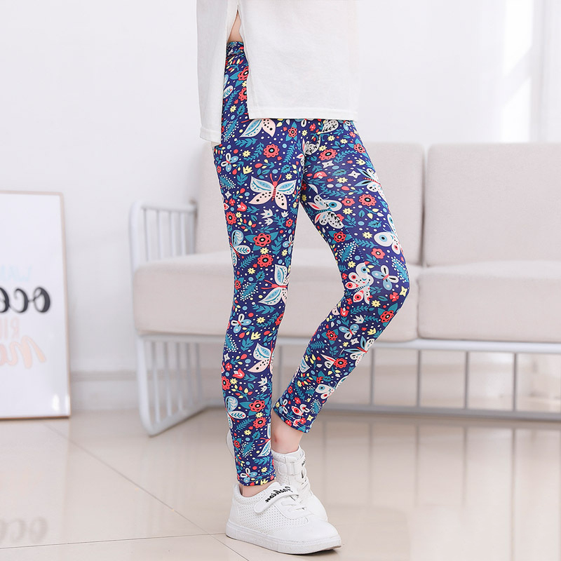 

Fashionable Butterfly Allover Print Leggings