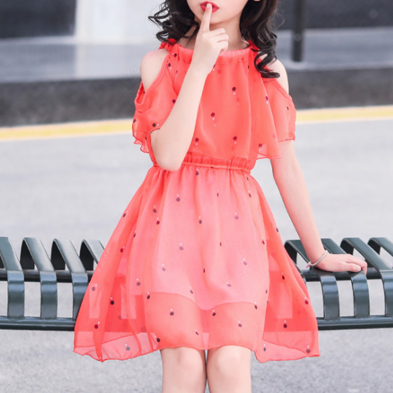 

Fashionable Cold Shoulder Ruffled Dress