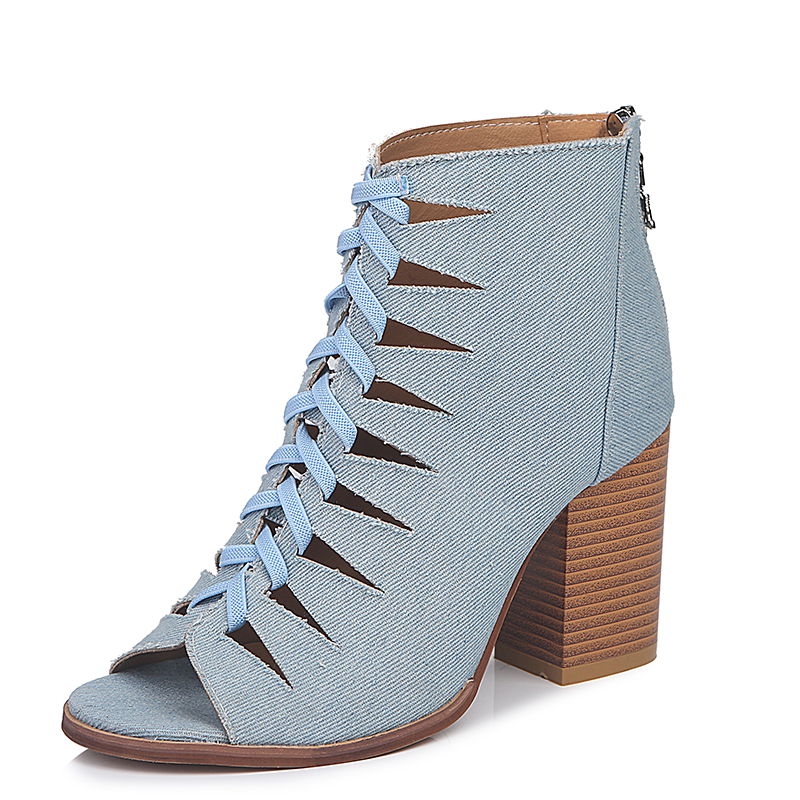 

Trendy Hollow Out Peep-toe Sandals
