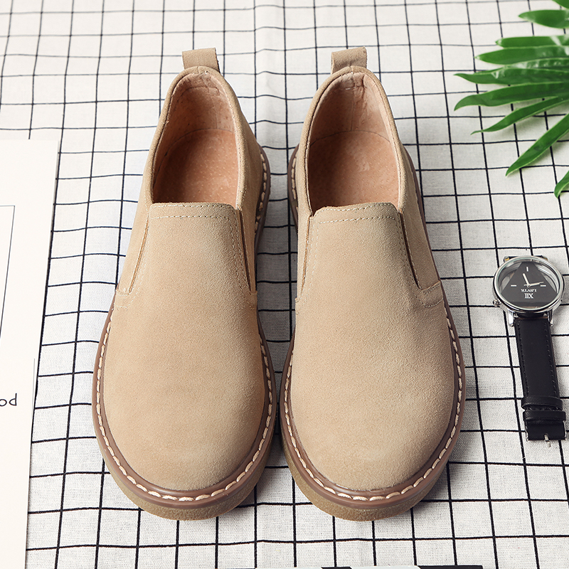 

Vintage Suede Flat Shoes