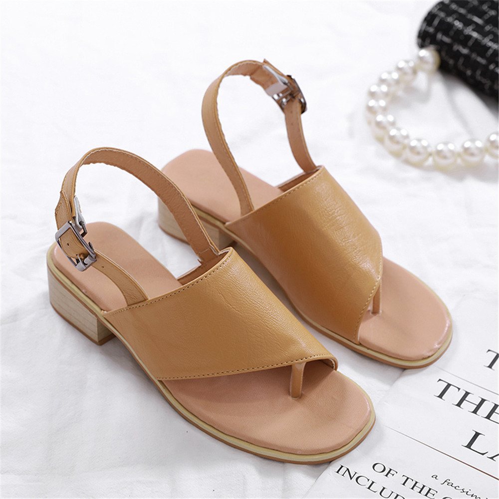

Casual Low Heel Strappy Sandals