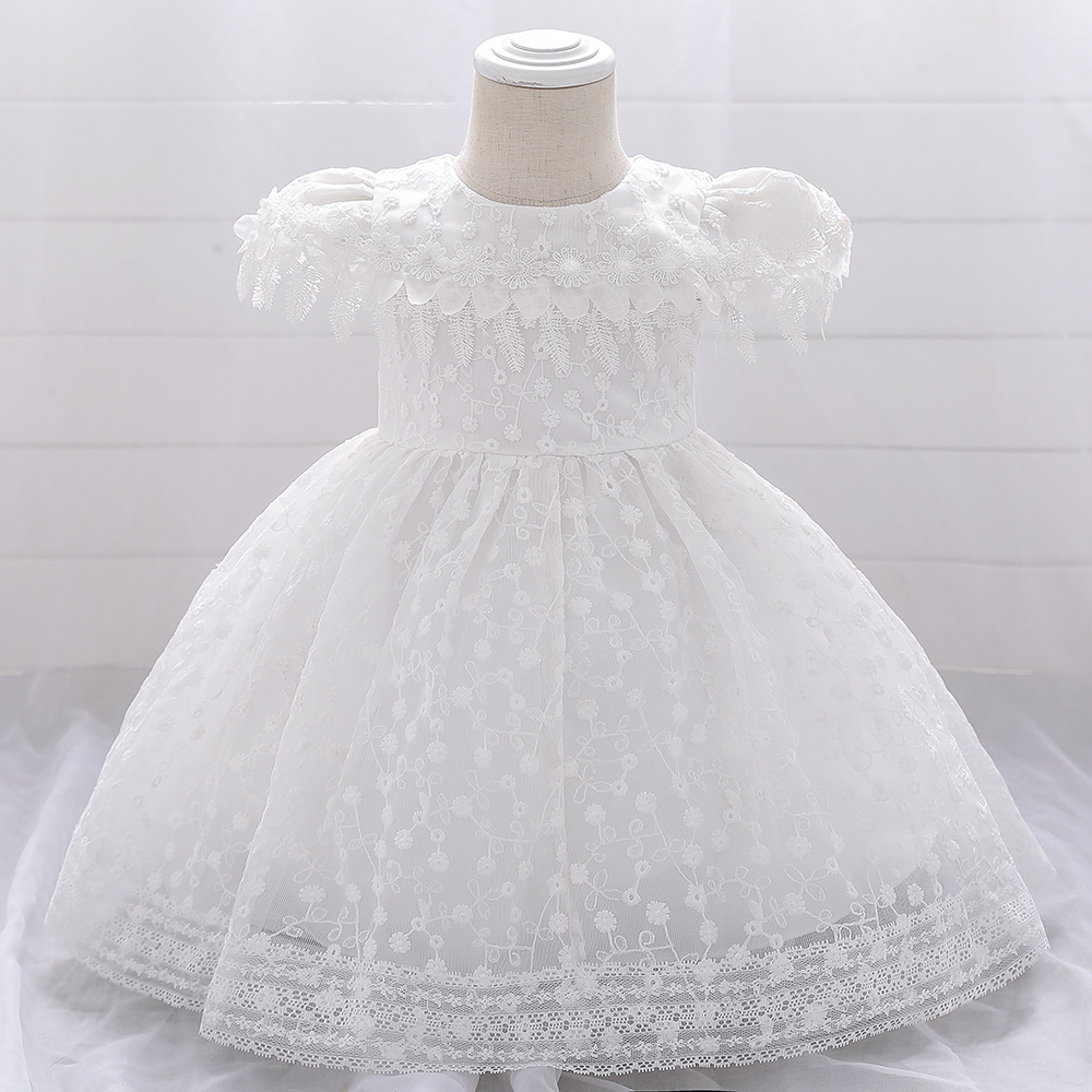 

1-pc Baby Girl casual Short-sleeve Floral Costumes & Formal Dresses & Tuxedos