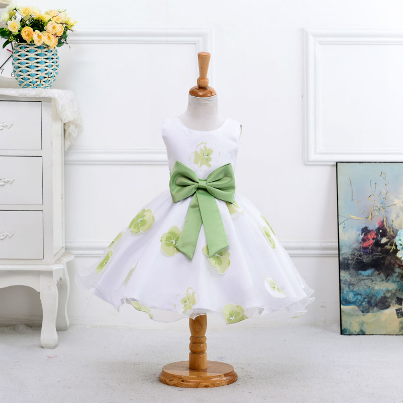 

1-pc Baby Girl casual Sleeveless Floral Costumes & Formal Dresses & Tuxedos