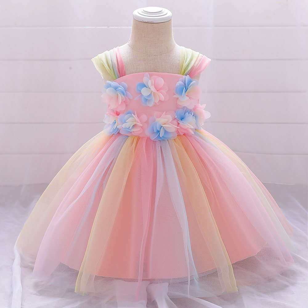 

Baby Girl elegant Costumes & Formal Dresses & Tuxedos Tutu Children's Princess Dresses Sleeveless