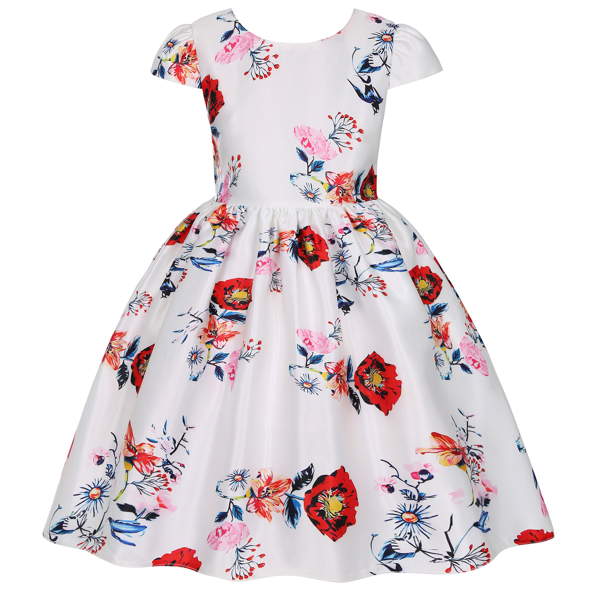 

Kids Girl Floral Allover Print Party Dress