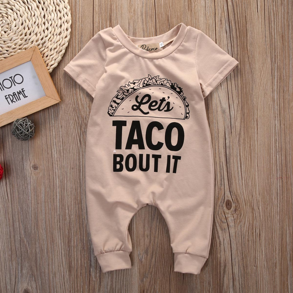 

Baby Casual Letter Print Jumpsuit