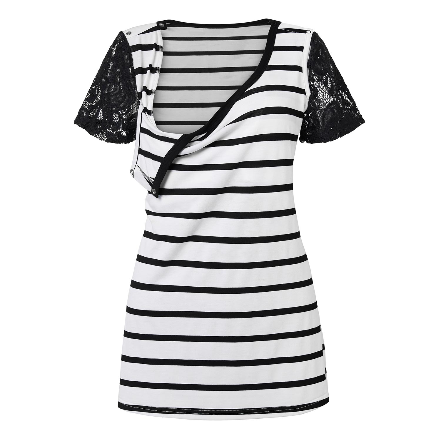 

Fashion Lace Short-sleeve Nursing Tank