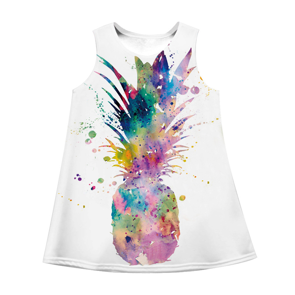 

Adorable Pattern Printed Dress for Kid
