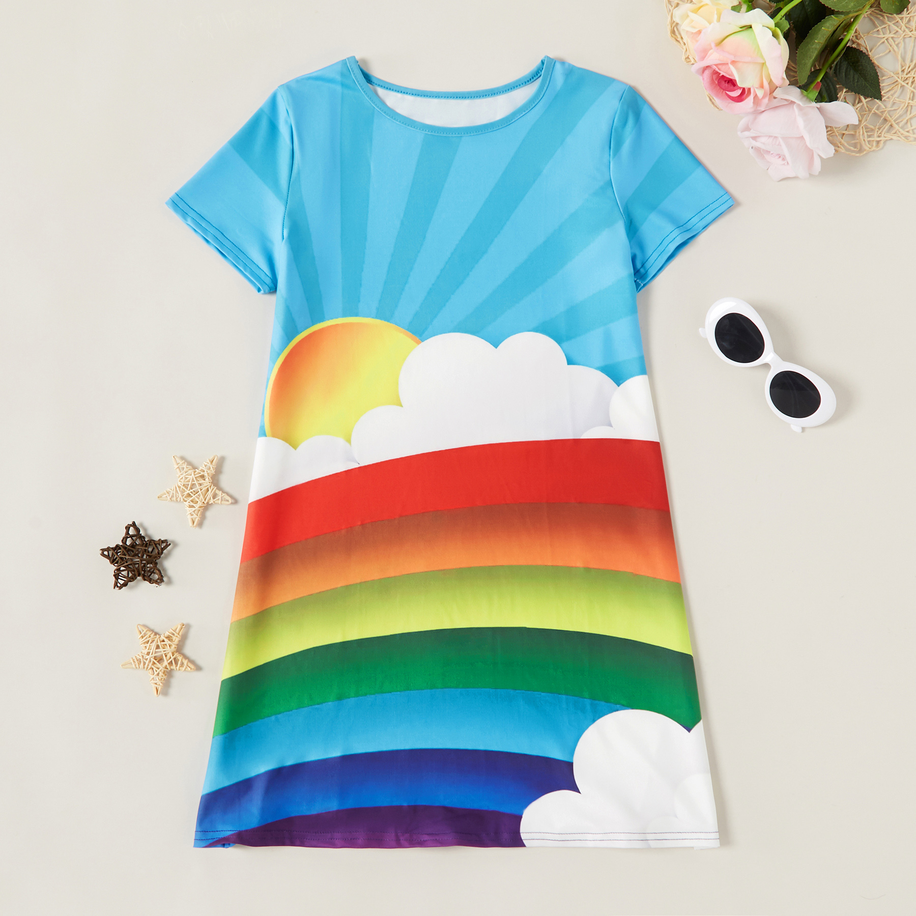 

Fashionable Rainbow Dress