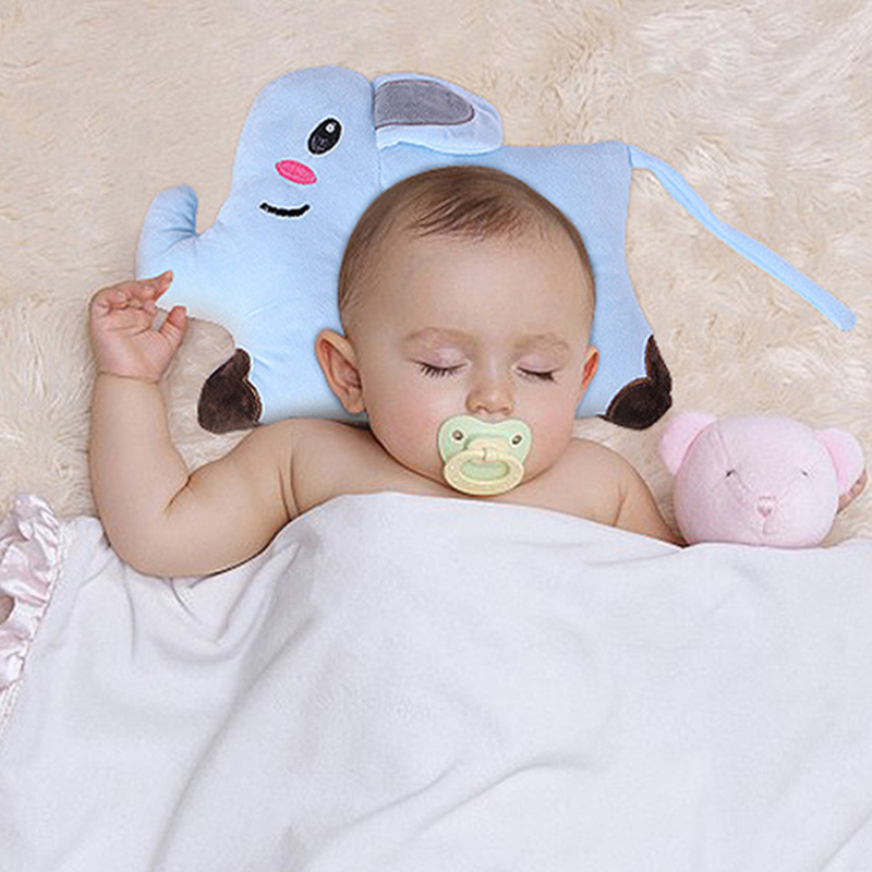 

Elephant Design Baby Head Shaping Pillow