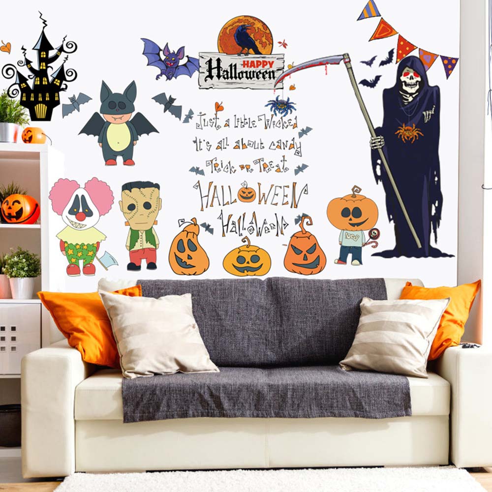 

Halloween Holiday Decoration Removable Wall Sticker