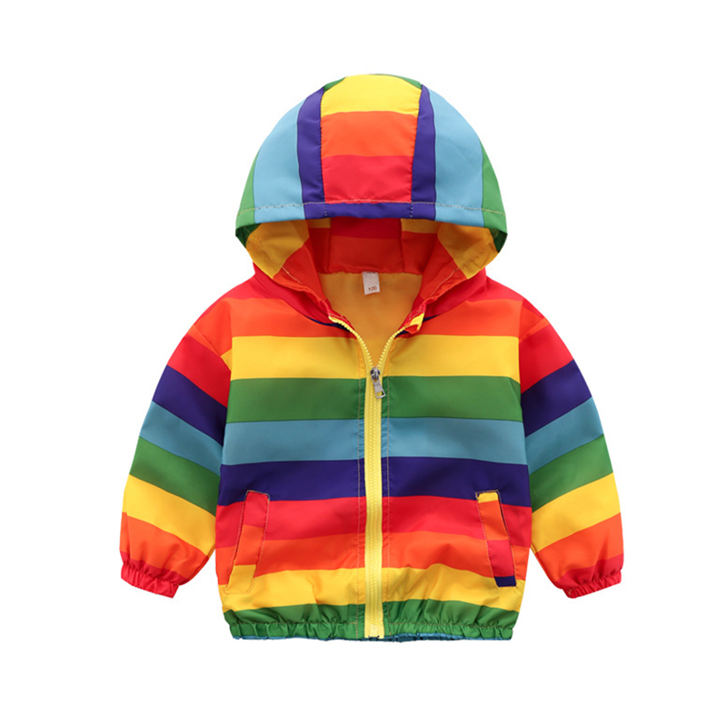 

Baby / Toddler Trendy Colorblock Hooded Coat