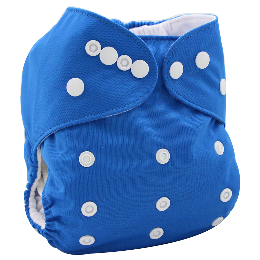 

Reusable Adjustable Dark Blue Cloth Diaper with One Insert