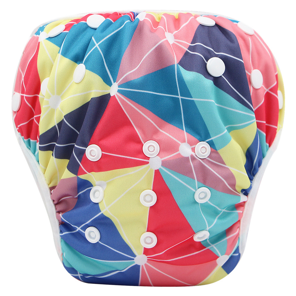 

Reusable Adjustable Colorful Baby Swim Diaper