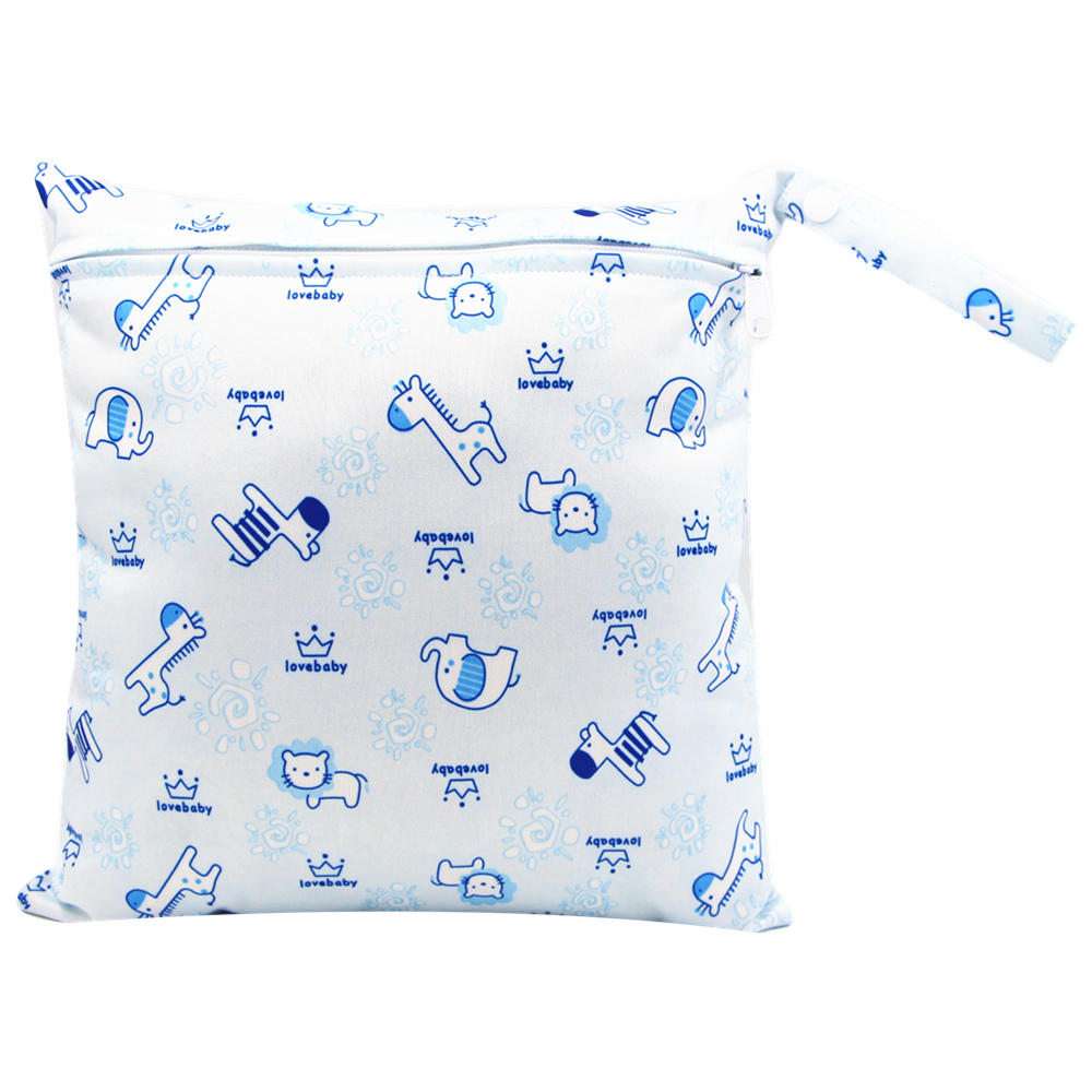 

Waterproof Animal Print Cloth Diaper Wet/Dry Bags