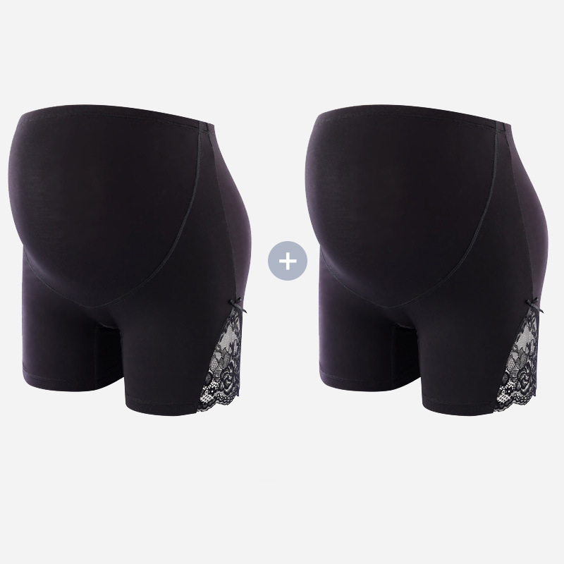 

Maternity Sexy Color Block Plain high-waist leggings