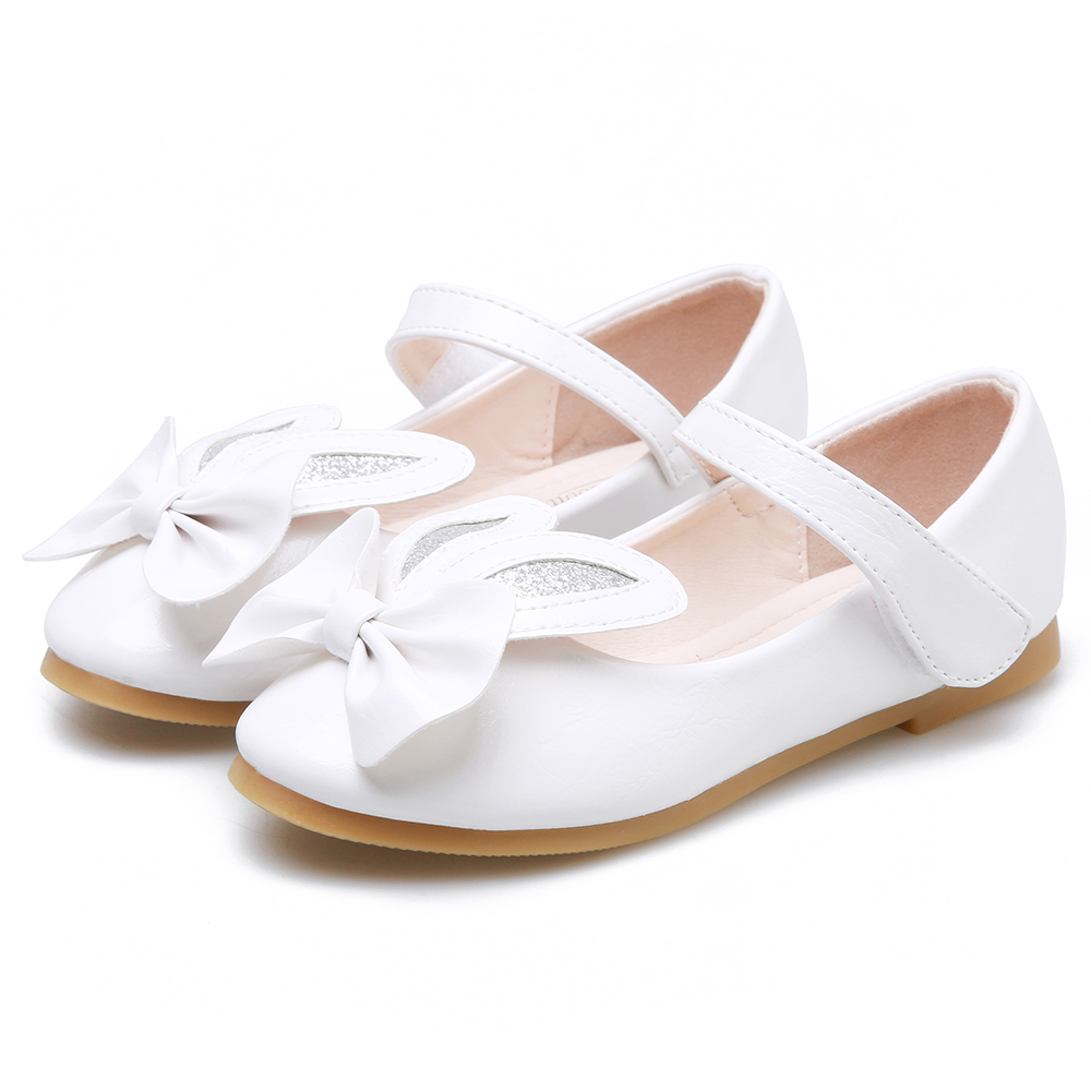 

Cute Ear Design Bowknot Decor Flats