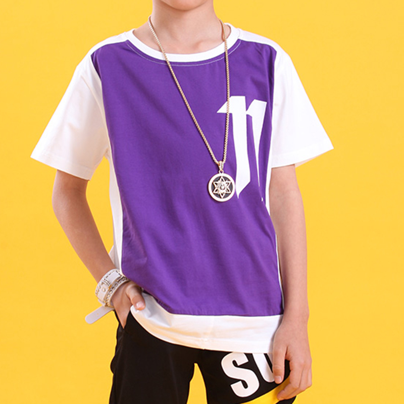 

Causal Color Block Short-sleeve T-shirt