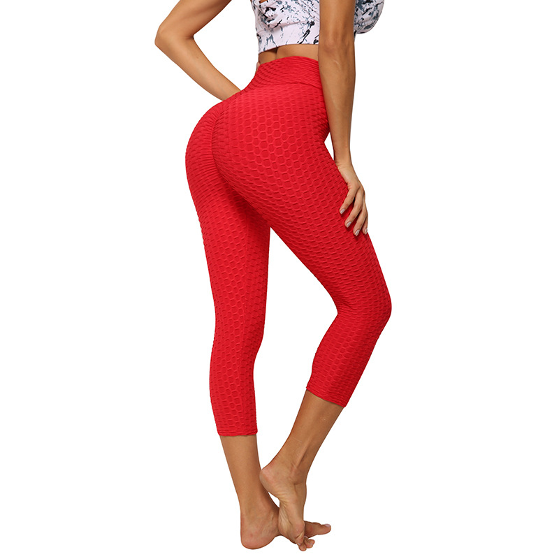 

Pretty Casual Highwaist Bump mapping Exercise Pants Yoga pants