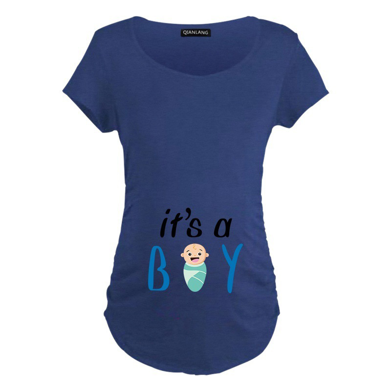 

Beautiful Printed Short-sleeve Maternity Top
