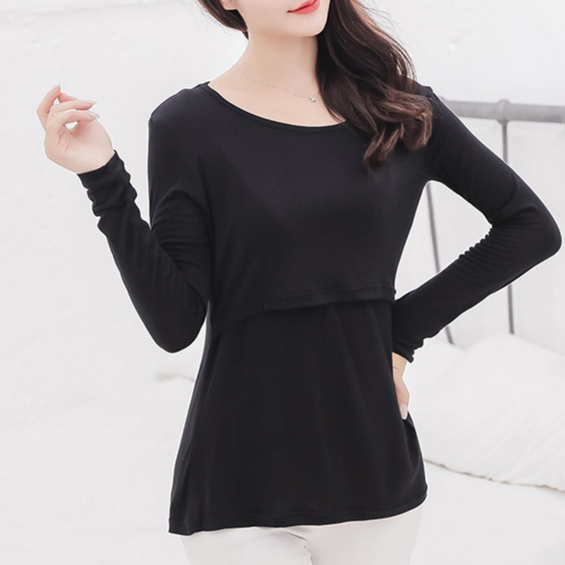 

Comfy Long-sleeve Nursing Tee