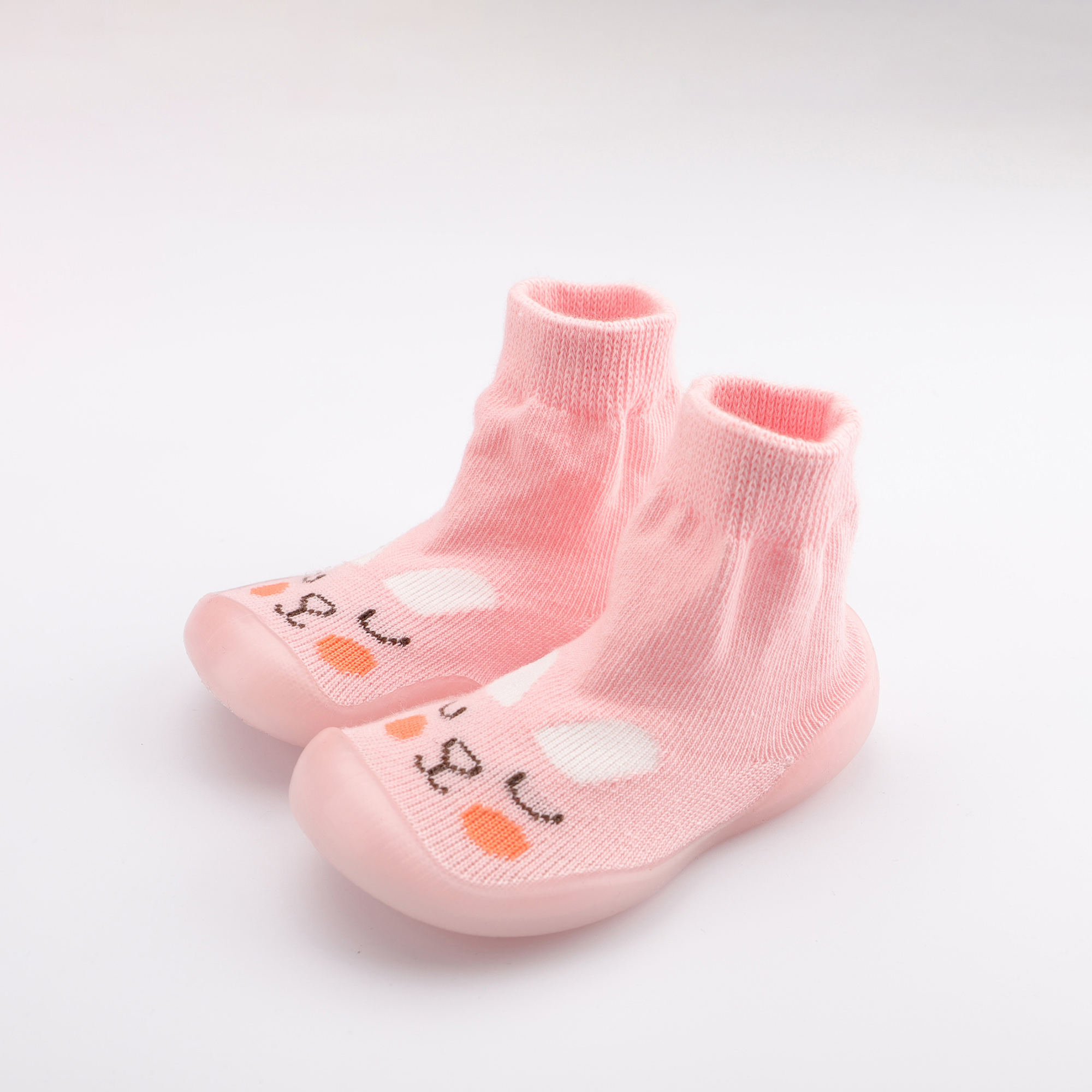 

Toddler Breathable Knitted Animal Prewalker Shoes