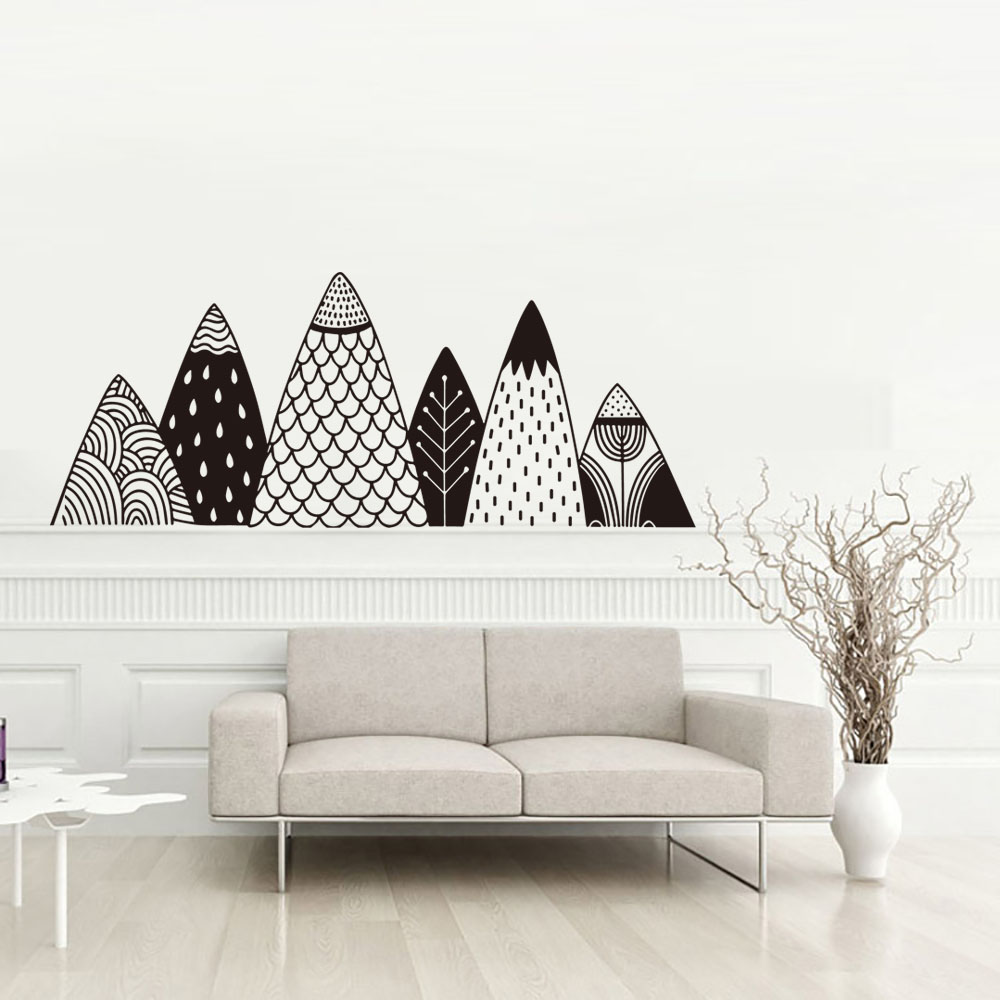 

Cartoon Mountain Wall Sticker