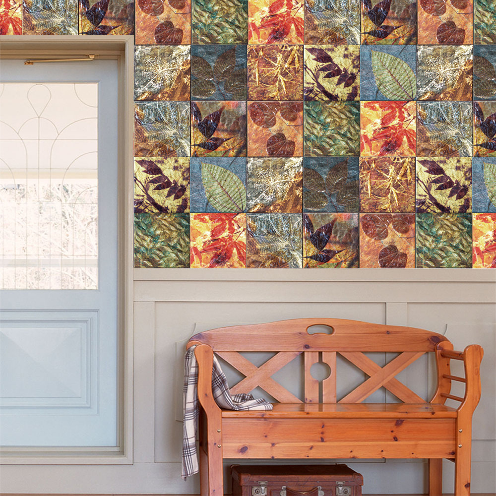 

10 Pcs Vintage Ceramic Wall Stickers