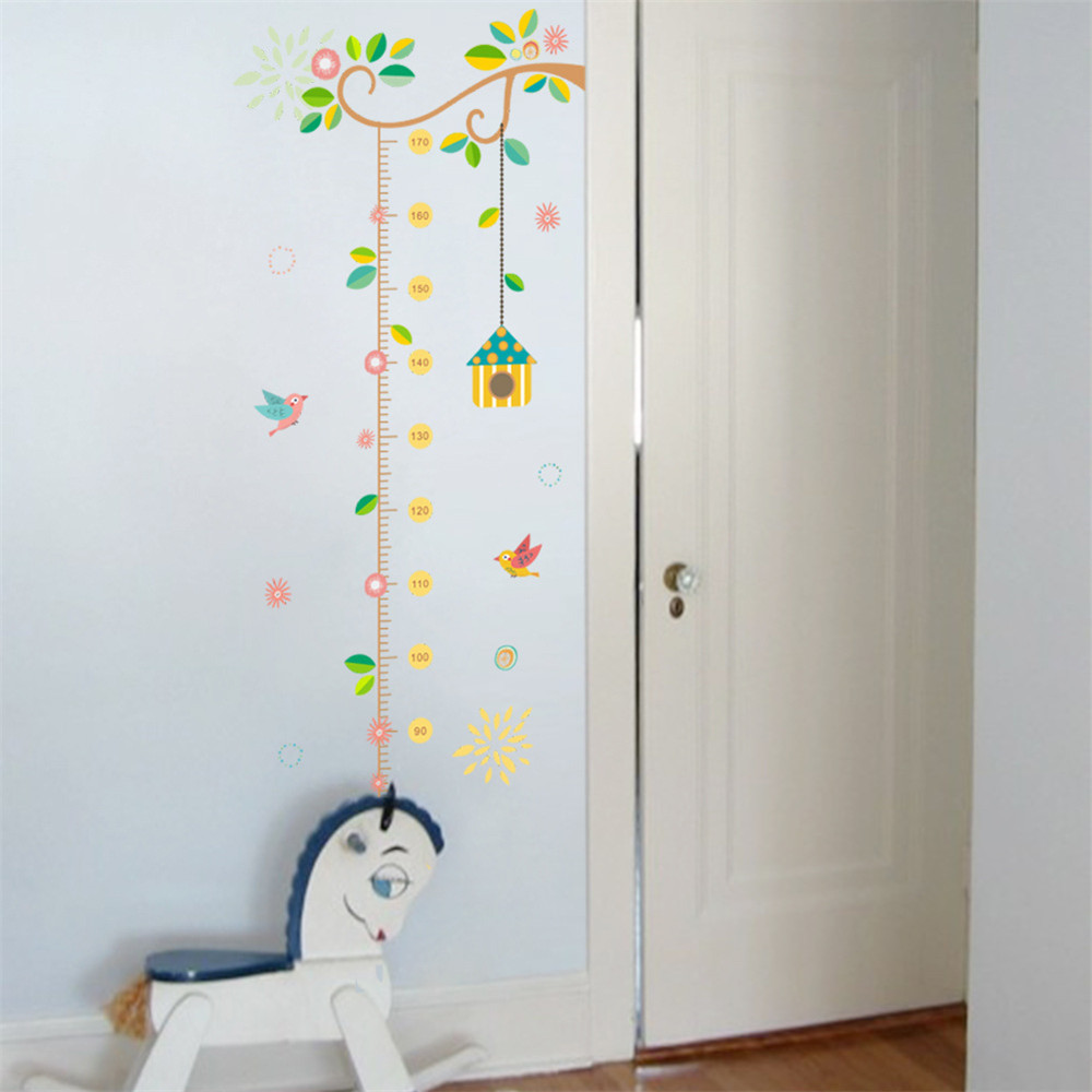 

Bird Pattern Height Wall Sticker