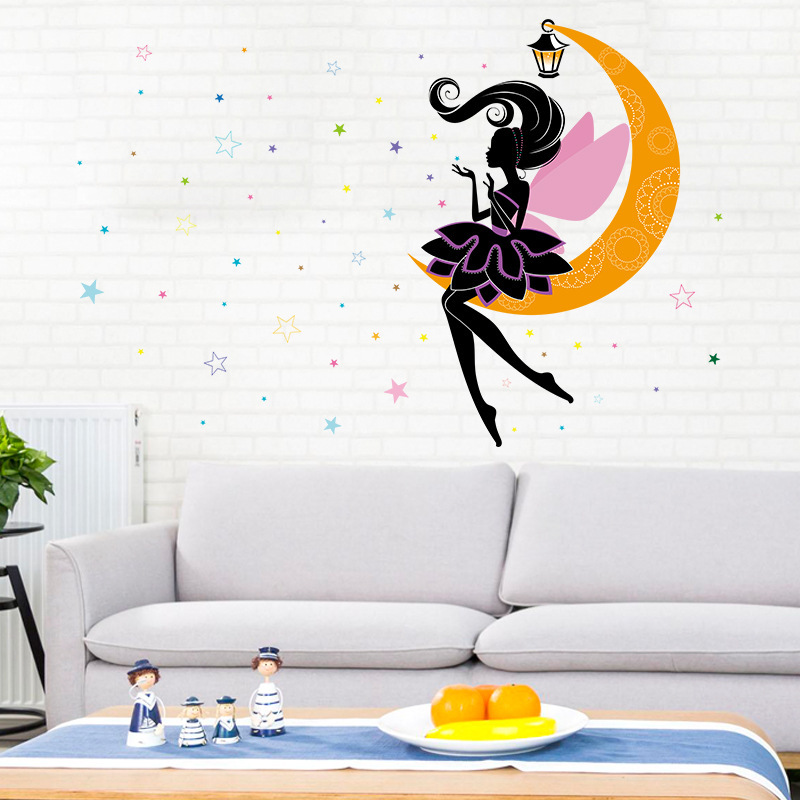 

Genius On Moon Wall Decor Sticker