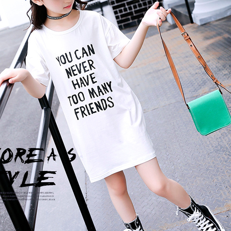 

Casual Letter Print Short Sleeve Dress